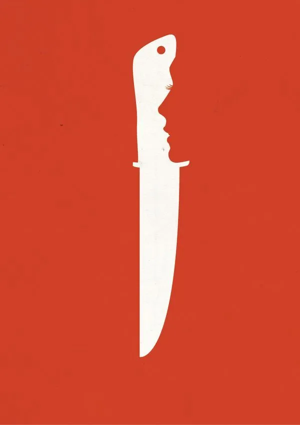 Knife or a face?