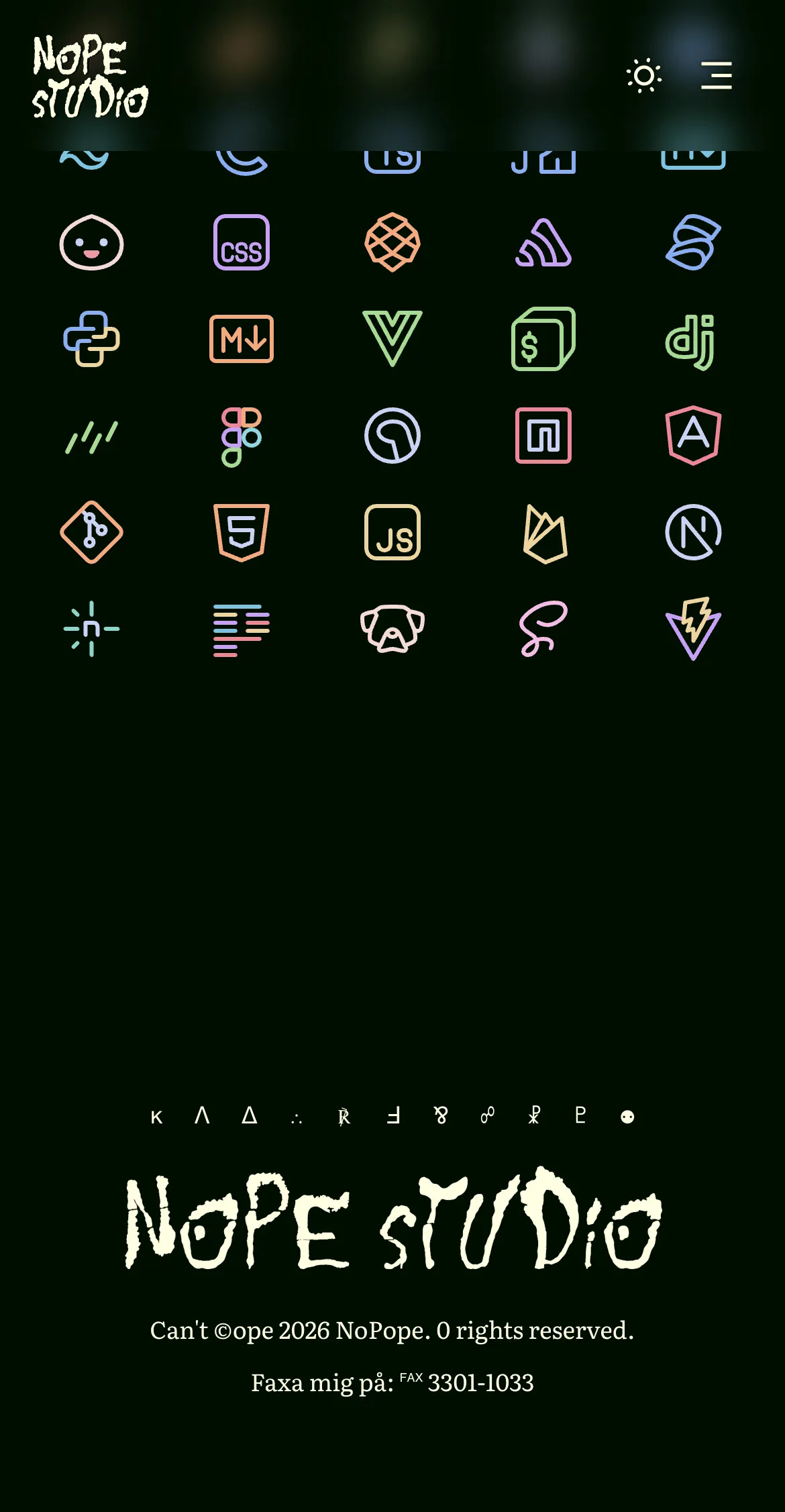 Interstellar Ice, blog on mobile